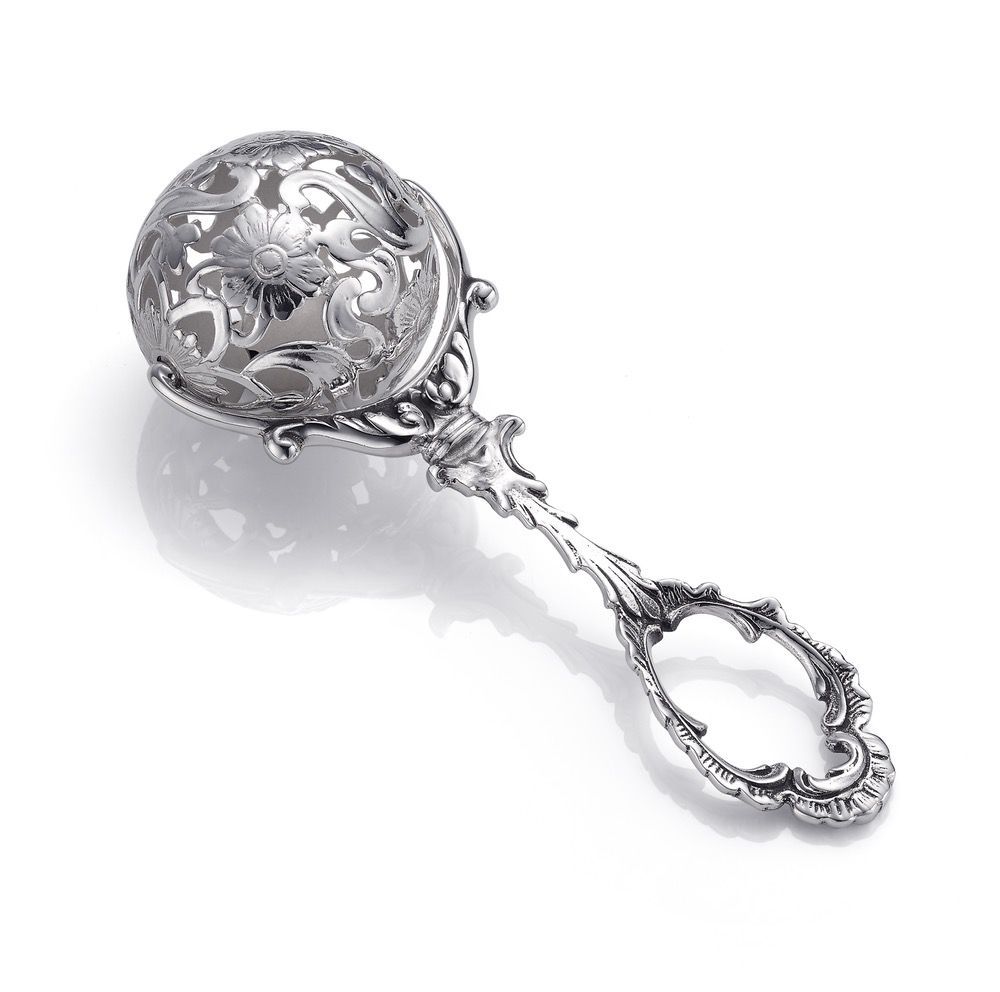 SONAJERO DE PLATA BOLA. Joyería Aguayo